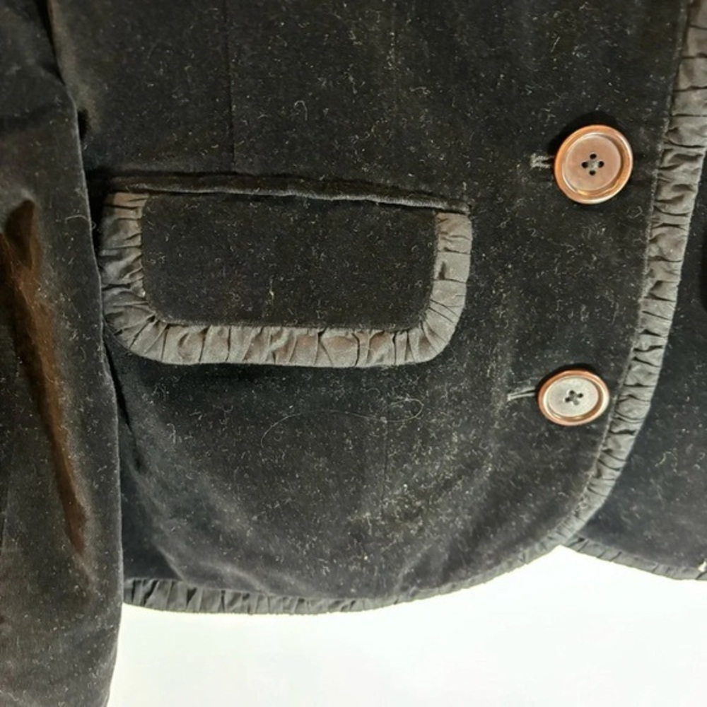 Boden Black Velvet Tailored Blazer - Picture 2 of 7